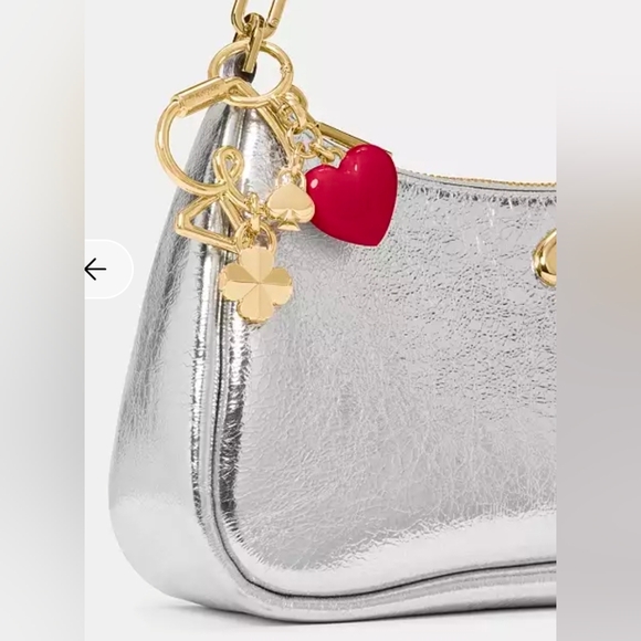 Kate Spade heart bag charm. New With TAG. - Picture 2 of 6
